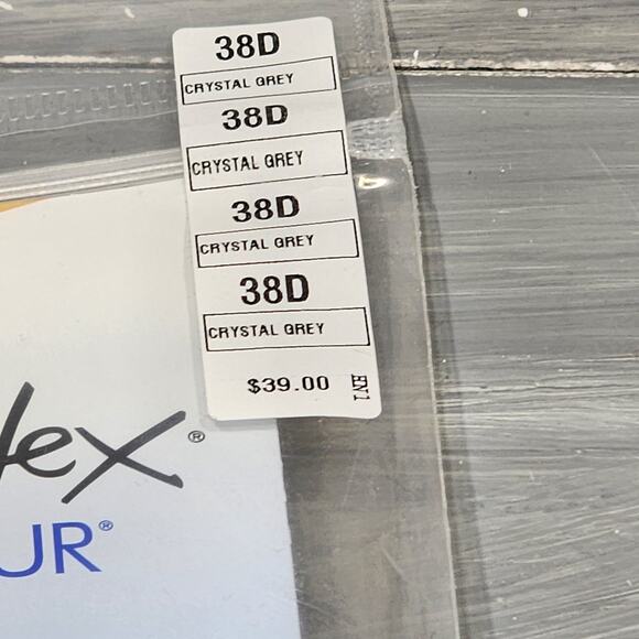 Playtex 4745 18 Hour Bra 38D Ultimate Lift and Support Wireless Bra Crystal Grey - Picture 9 of 11